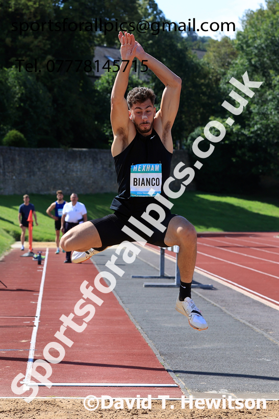Decathlon long jump, 2025 EAP International Combined Events, Hexham, Northumberland.  Photo: David T. Hewitson/Sports for All Pics